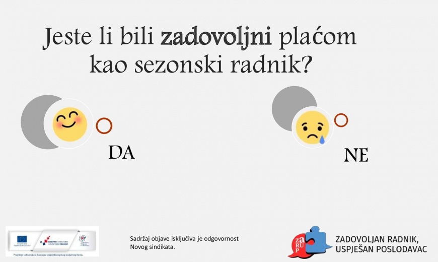 Novi sindikat provodi istraživanje o uvjetima rada sezonaca