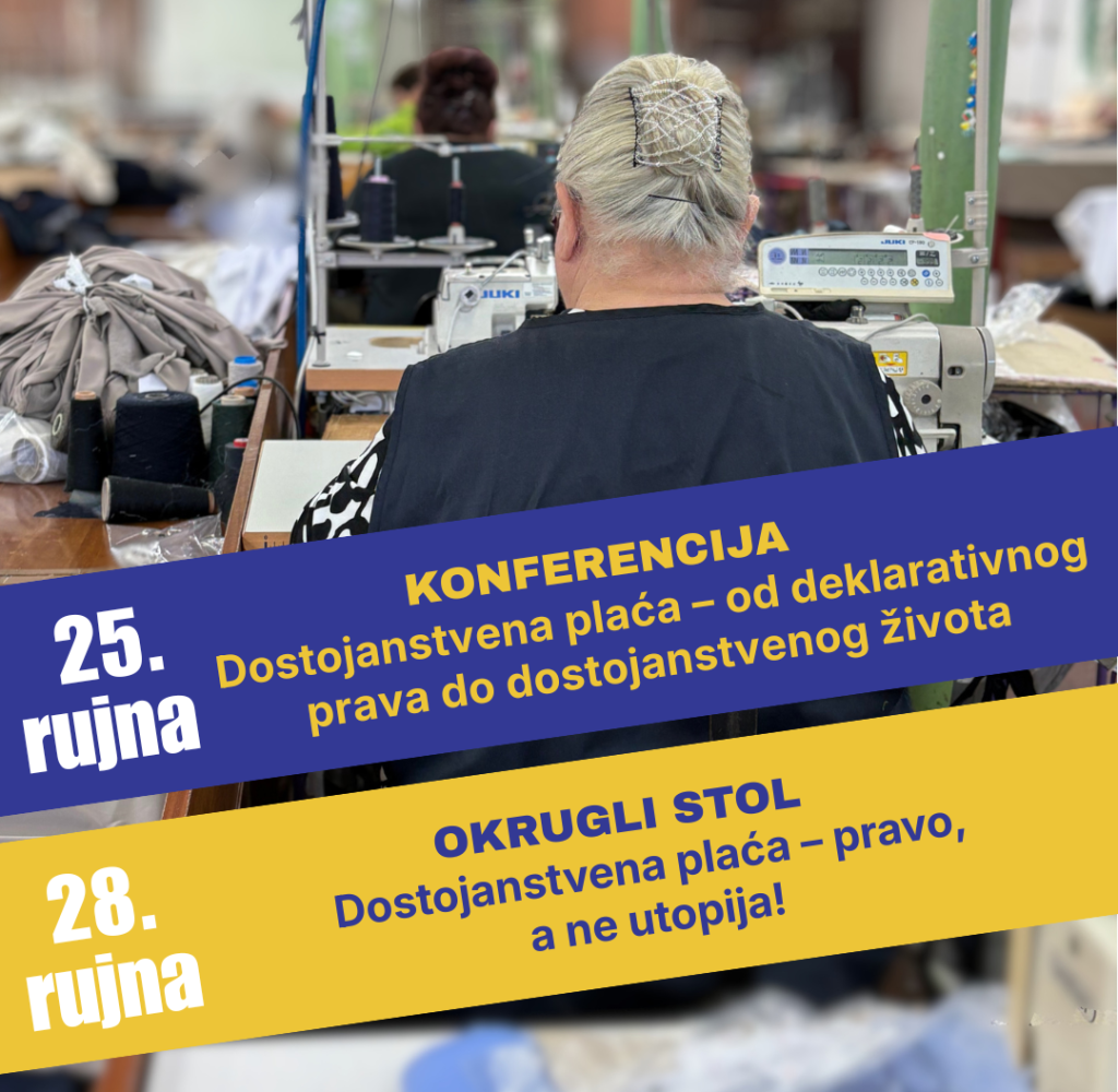 Dostojanstvena plaća u fokusu - najava
